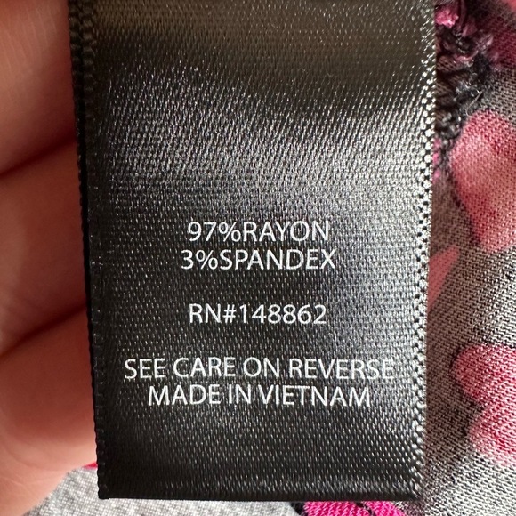 TORRID‎ Red Heart Pattern Tied Empire Waist Tunic Dress Zipper Detail Plus Sz 4X - Picture 12 of 15